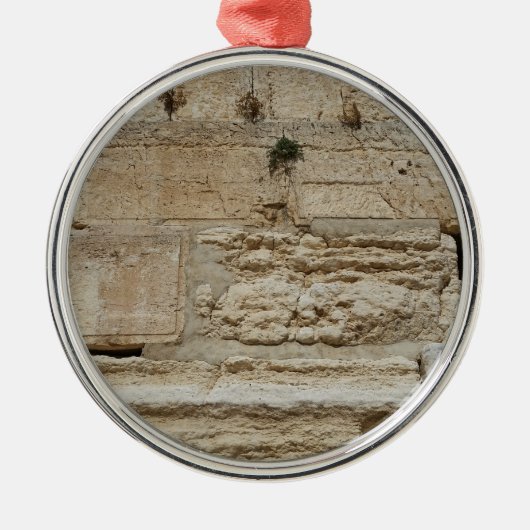 Stones Kotel Western Wall Jerusalem Metalen Ornament (Voorkant)