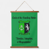 Stones Lodge Banner Hangend Wandkleed (Voorkant)