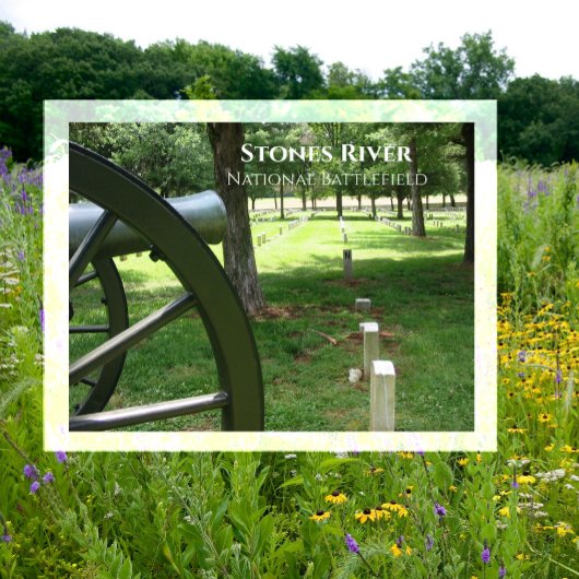 Stones River National Battlefeild en Begraafplaats Briefkaart