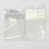 Stones River National Battlefeild en Begraafplaats Briefkaart (Achterkant)