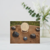 Stones vertellen alles briefkaart (Staand voorkant)