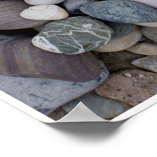 Stonestrand van Johannes Stötter Poster (Hoek)