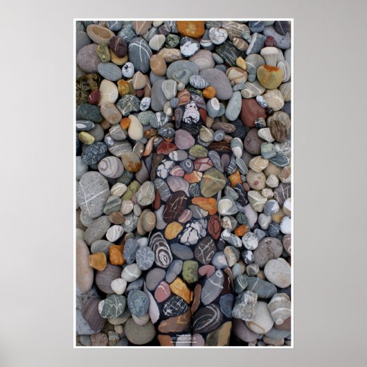 Stonestrand van Johannes Stötter Poster (Voorkant)