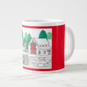 Stonewall Christmas Farm Jumbo Coffee Mug Grote Koffiekop (Voorkant rechts)