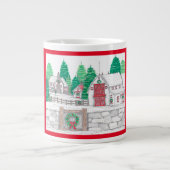 Stonewall Christmas Farm Jumbo Coffee Mug Grote Koffiekop (Voorkant)