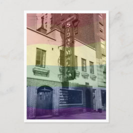 Stonewall in Briefkaart (regenboog)