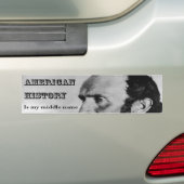 Stonewall Jackson American History Bumpersticker (Op auto)