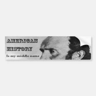 Stonewall Jackson American History Bumpersticker