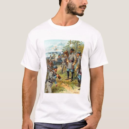 Stonewall Jackson at Bull Run, 17 augustus 1861 T-shirt (Voorkant)