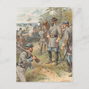 Stonewall Jackson bij First Manassas Briefkaart