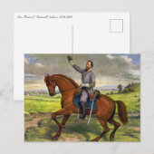 Stonewall Jackson Briefkaart (Voorkant / Achterkant)