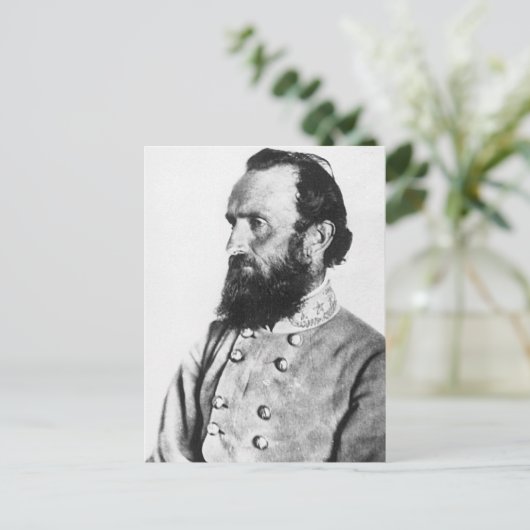 Stonewall Jackson Briefkaart (Staand voorkant)