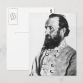 Stonewall Jackson Briefkaart (Voorkant / Achterkant)