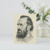 Stonewall Jackson Briefkaart (Staand voorkant)