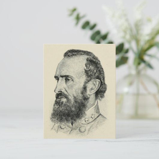 Stonewall Jackson Briefkaart (Staand voorkant)