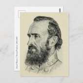 Stonewall Jackson Briefkaart (Voorkant / Achterkant)