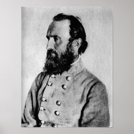 Stonewall Jackson Burgeroorlog Poster (Voorkant)
