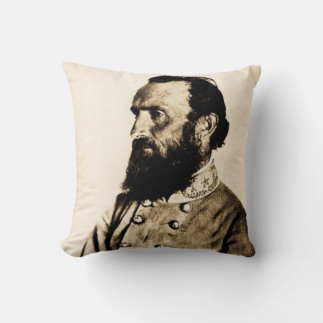 Stonewall Jackson Civil War Hero Legend Kussen (Voorkant)
