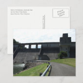 Stonewall Jackson Dam, West Fork River, Weston, WV Briefkaart (Voorkant / Achterkant)