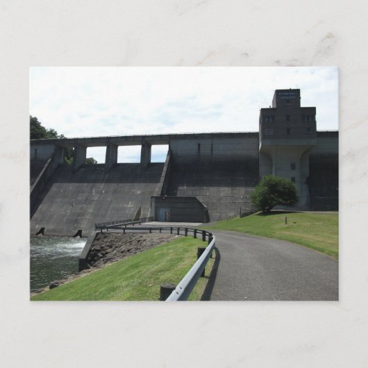 Stonewall Jackson Dam, West Fork River, Weston, WV Briefkaart (Voorkant)