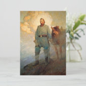 Stonewall Jackson door N.C. Wyeth Feestdagenkaart (Staand voorkant)