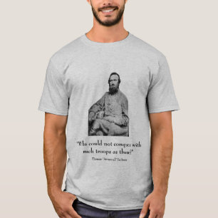 Stonewall Jackson en quote - grijs T-shirt