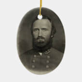 Stonewall Jackson Keramisch Ornament (Voorkant)