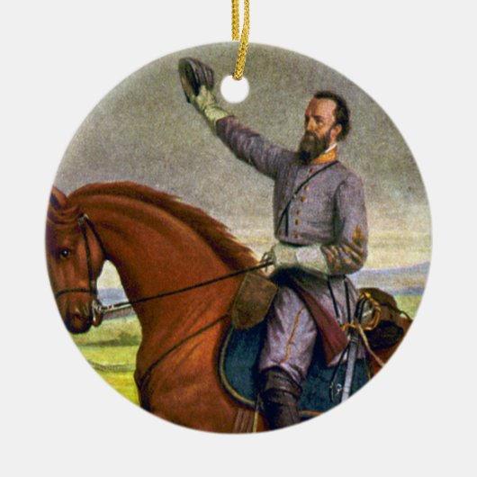 Stonewall Jackson Keramisch Ornament (Voorkant)