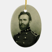 Stonewall Jackson Keramisch Ornament (Voorkant)