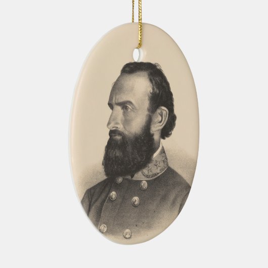 Stonewall Jackson Keramisch Ornament (Rechts)