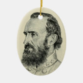 Stonewall Jackson Keramisch Ornament (Voorkant)