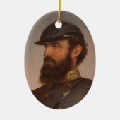 Stonewall Jackson Keramisch Ornament (Voorkant)