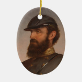 Stonewall Jackson Keramisch Ornament