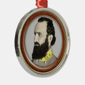Stonewall Jackson Metalen Ornament (Rechts)
