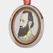 Stonewall Jackson Metalen Ornament (Links)