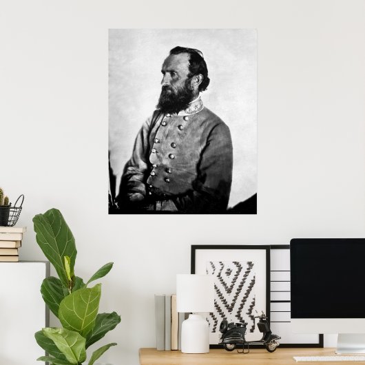 Stonewall Jackson Poster (Thuiskantoor)