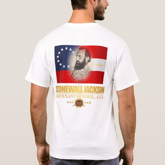 Stonewall Jackson (Southern Patriot) T-shirt (Achterkant)