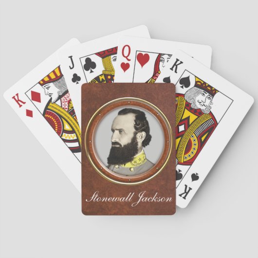 Stonewall Jackson Speelkaarten (Achterkant)
