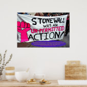 Stonewall was een ongeoorloofde actie poster (Keuken)
