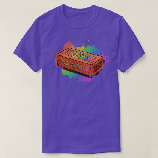 Stonewall was een rel t-shirt (Design voorkant)