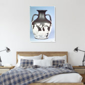 Stoneware, kopie van de Portland Vase Canvas Afdruk (Insitu (Slaapkamer))