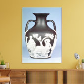 Stoneware, kopie van de Portland Vase Canvas Afdruk (Insitu (Woonkamer))
