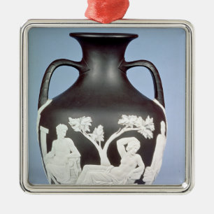 Stoneware, kopie van de Portland Vase Metalen Ornament
