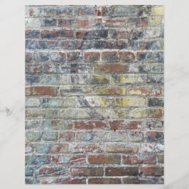 Stonewasachtig Brick Wall Background Scrapbook Pap