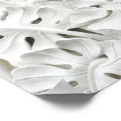 Stonewerk in een Leaf en Flower Motif Poster (Hoek)