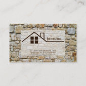 Stonewerk Masonry & Bricklay Visitekaartje (Voorkant)