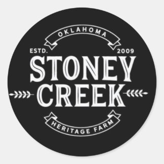 Stoney Creek Heritage Boerderij Stickers (zwart)