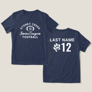 Stoney Creek Junior Cougars Football Wit Tri-Blend Shirt