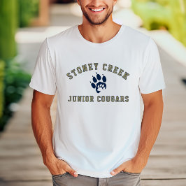 Stoney Creek Junior Cougars Mens White T-shirt