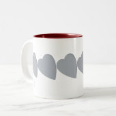 Stoney Hearts Tweekleurige Koffiemok (Voorkant links)
